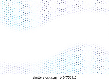 Light template with crystals, triangles. Beautiful illustration with triangles in nature style. Best design for poster, banner.