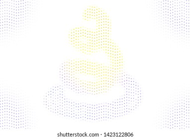Light template with crystals, triangles. Glitter abstract illustration with triangular shapes. Pattern for booklets, leaflets