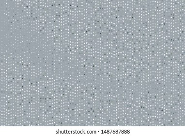 Light template with crystals, triangles. Glitter abstract illustration with triangular shapes. Smart design for your adverts.
