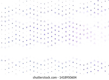 Light template with crystals, triangles. Triangles on abstract background with colorful gradient. Smart design for your adverts.