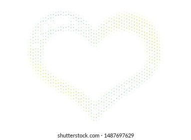 Light template with crystals, triangles. Triangles on abstract background with colorful gradient. Pattern for booklets, leaflets