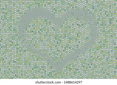 Light template with crystals, triangles. Triangles on abstract background with colorful gradient. Pattern for booklets, leaflets