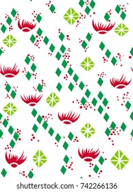 Light, tender and funny colorful seamless vector background. Useful for backgrounds, craft paper, fabrics.