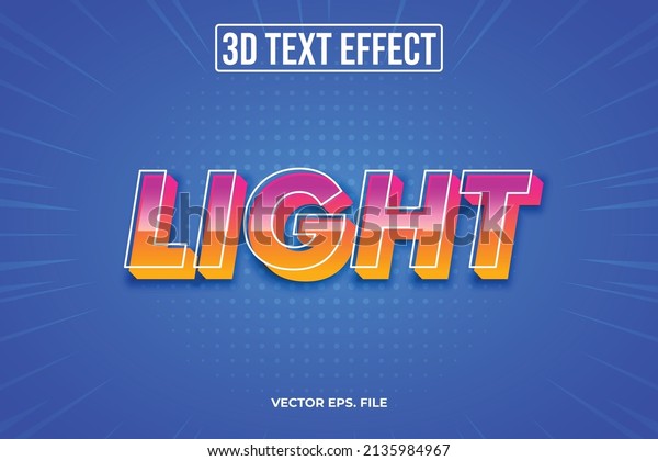 Light Text 3D Text\
Effects