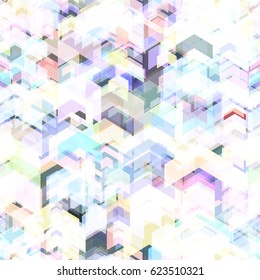 Light texture with chevron. Abstract seamless background for fabric, wrapping, home decor. Watercolor effect