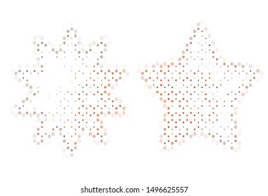 Light texture with disks. Abstract illustration with colored bubbles in nature style. Pattern for beautiful websites.