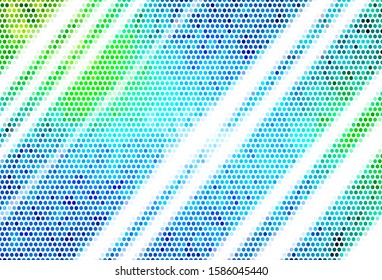 Light texture with disks. Abstract illustration with colored bubbles in nature style. New template for your brand book.