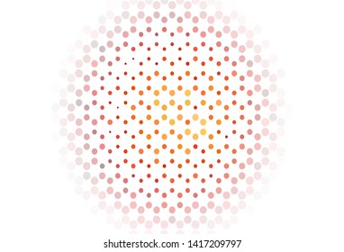 Light texture with disks. Beautiful colored illustration with blurred circles in nature style. Pattern for textures of wallpapers.