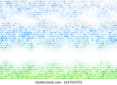 Light texture with disks. Beautiful colored illustration with blurred circles in nature style. New template for your brand book.