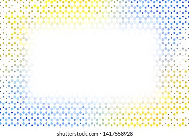 Light texture with disks. Beautiful colored illustration with blurred circles in nature style. Pattern for textures of wallpapers.