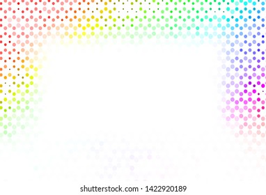 Light texture with disks. Beautiful colored illustration with blurred circles in nature style. Pattern for textures of wallpapers.