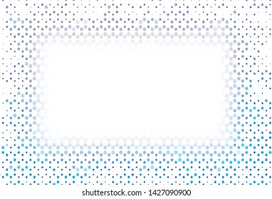 Light texture with disks. Beautiful colored illustration with blurred circles in nature style. Pattern for beautiful websites.