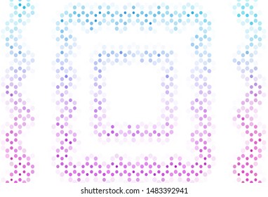 Light texture with disks. Beautiful colored illustration with blurred circles in nature style. Pattern for textures of wallpapers.