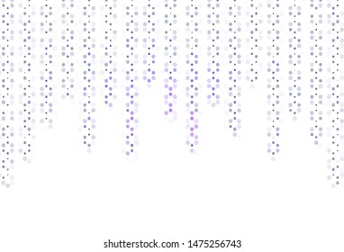 Light texture with disks. Blurred decorative design in abstract style with bubbles. New template for your brand book.