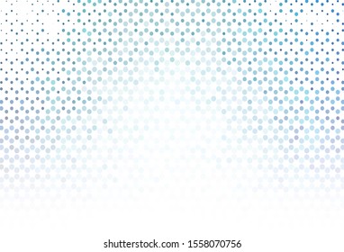 Light texture with disks. Blurred decorative design in abstract style with bubbles. Pattern for ads, leaflets.