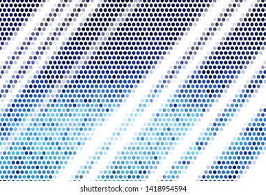 Light texture with disks. Glitter abstract illustration with blurred drops of rain. Design for your business advert.