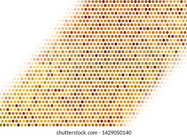 Light texture with disks. Glitter abstract illustration with blurred drops of rain. Pattern for ads, leaflets.