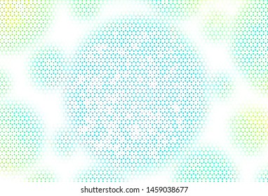 Light texture with disks. Glitter abstract illustration with blurred drops of rain. Pattern for ads, leaflets.