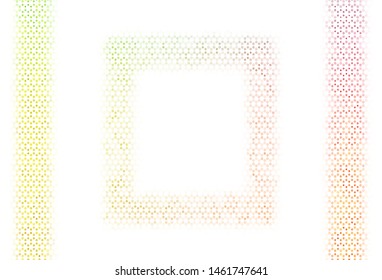 Light texture with disks. Glitter abstract illustration with blurred drops of rain. Design for your business advert.