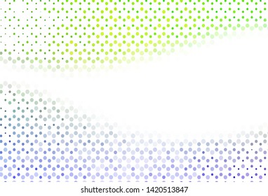Light texture with disks. Modern abstract illustration with colorful water drops. New template for your brand book.