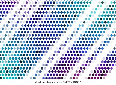 Light texture with disks. Modern abstract illustration with colorful water drops. Pattern for textures of wallpapers.