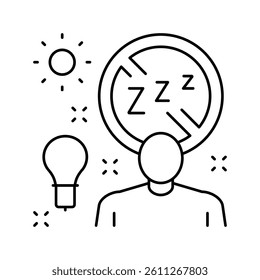 light therapy line icon vector. light therapy sign. isolated contour symbol black illustration