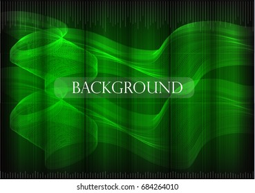 Light thin lines on a green background