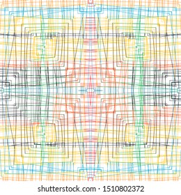 Light thread fabric colorful texture