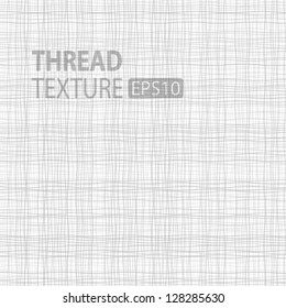 Light Thread fabric texture, vector illustration