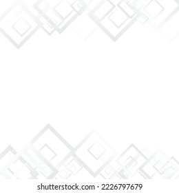 Light Tile Digital Vector  Background. Geometric Ornament Cover. Gray Contemporary Wallpaper. Grey Mosaic Template.