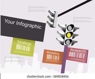 Light Traffic Infographic