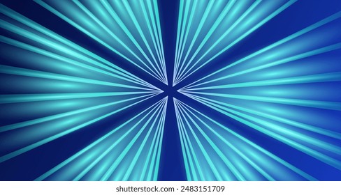Light trail wave. Abstract high speed light trails, Luminous lines of speed