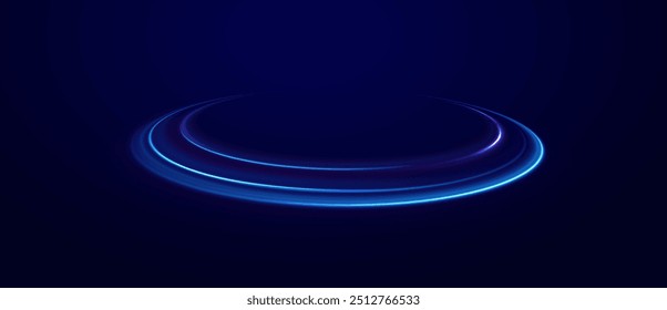 Light trail wave, fire path trace line, car lights, optic fiber and incandescence curve twirl. High speed road in night time abstraction. Sport car is made of polygons, lines and connected dots.