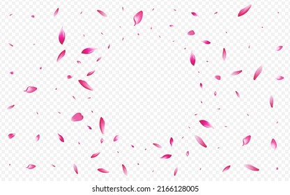 Light Tree Vector Transparent Background. Blossom Blow Illustration. Floral Spa Congratulation. Heart March Card. Pink Lotus Sky Backdrop.