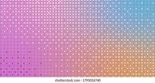 Diseño de superficie multicolor a la moda. fondo abstracto de puntos geométricos modernos vectoriales. Plantilla de textura monocroma con puntos. Estilo de semitono con formas en gradiente