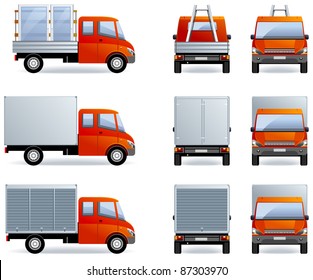 Light truck (Set #14)  in vector . 

Optimized approximately to 166 x 90 

