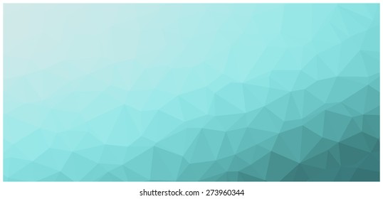 Light turquoise low poly background.