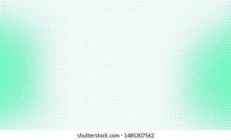 Light turquoise pop art background in retro comic style with halftone dots design isolated