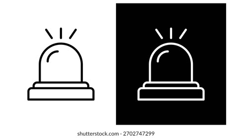 Versión de dos tonos en fondo blanco y negro
