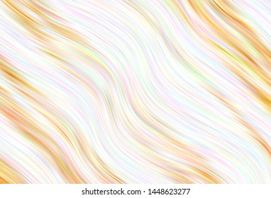 Light vector backdrop with bent lines. An elegant bright illustration with gradient. Template for cell phone screens.