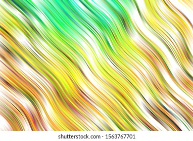 Light vector backdrop with bent lines. Geometric illustration in abstract style with gradient.  Template for cell phone screens.