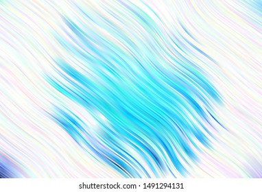 Light vector backdrop with curved lines. Colorful illustration in simple style with gradient. Abstract style for your business design.