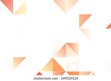 Light vector backdrop with lines, triangles. Illustration with set of colorful triangles. Smart design for your adverts.