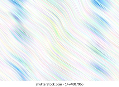 Light vector backdrop with wry lines. Colorful geometric sample with gradient lines.  Colorful wave pattern for your design.