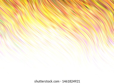 Light vector background with bent lines. Colorful geometric sample with gradient lines.  A completely new design for your business.