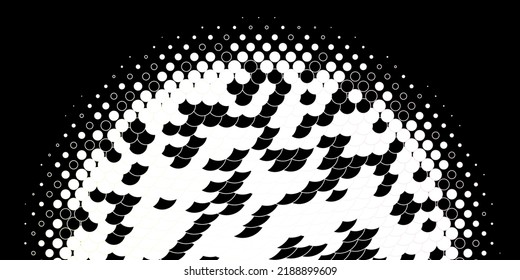 Light vector background with bubbles. Colorful illustration with gradient dots in nature style. Pattern for booklets, leaflets.