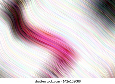 Light vector background with curved lines. A shining illustration, which consists of curved lines. Abstract design for your web site.