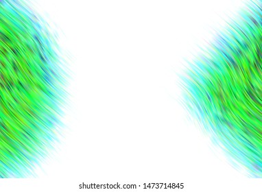Light vector background with curved lines. Glitter abstract illustration with wry lines. A completely new template for your design.