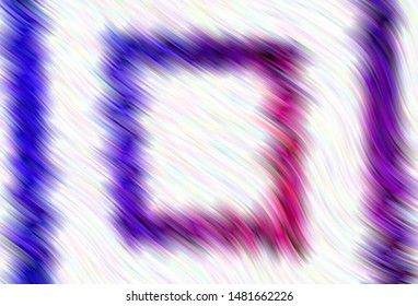Light vector background with curved lines. Colorful abstract illustration with gradient lines. Colorful wave pattern for your design.