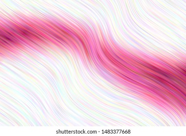 Light vector background with curved lines. Colorful illustration in simple style with gradient. Elegant pattern for a brand book.
